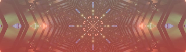 Neon อุโมงค์นีออน Pink Kaleidoscope VJLoops 32:9 Super Ultrawide 60fps Screensaver