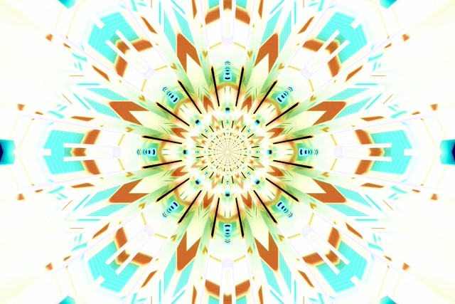 อุโมงค์นีออน Kaleidoscope Burst VJ Loop 3:2 Surface 60fps Screensaver