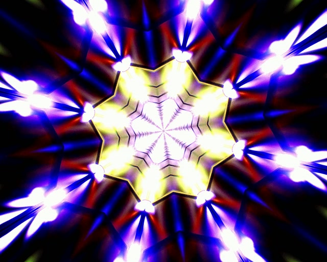 อุโมงค์นีออน Kaleidoscope Burst Vj Loop 5:4 Industrial 60fps Screensaver