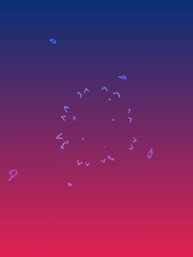 Neon Tunnel Purple Blue Kaleidoscope VJ Loop 3:4 iPad Portrait 60fps Screensaver