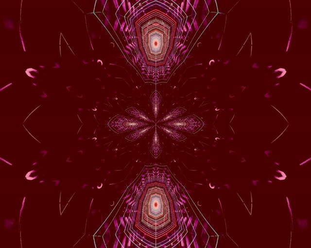 Pulsating Mandala Neon Tunnel 5:4 Industrial 60fps VJ Loop Screensaver