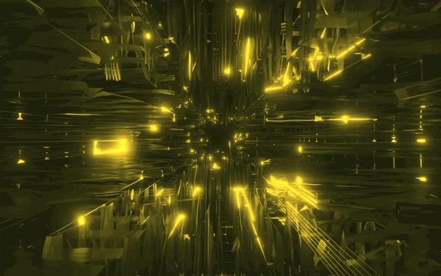 อุโมงค์นีออน ระเบิดเหลือง VJ Loop 60fps 16:10 MacBook Screensaver