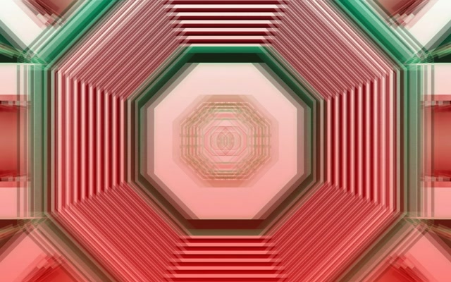Octagonal Pink Neon Tunnel 16:10 MacBook 60fps VJ Loop Screensaver