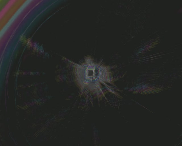 5:4 industrial neon tunnel vj loop 60fps screensaver pulsating geometric vortex