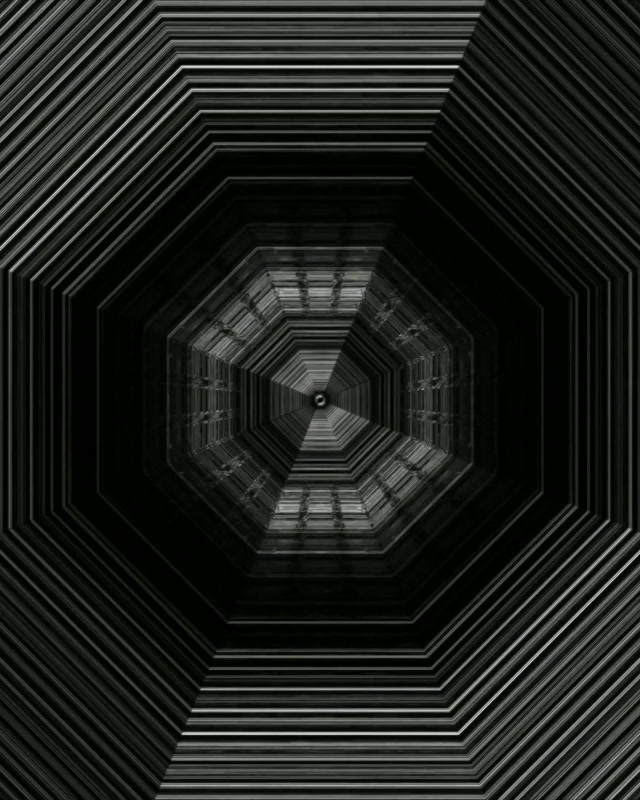 Octagonal Neon Tunnel Vortex Loop 4:5 Instagram 60fps Screensaver