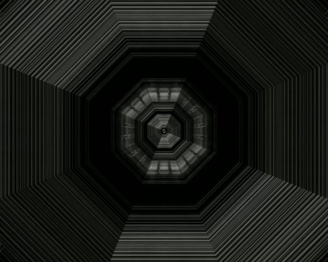 Octagonal Neon Tunnel Vortex | 5:4 Industrial 60fps Screensaver Loop