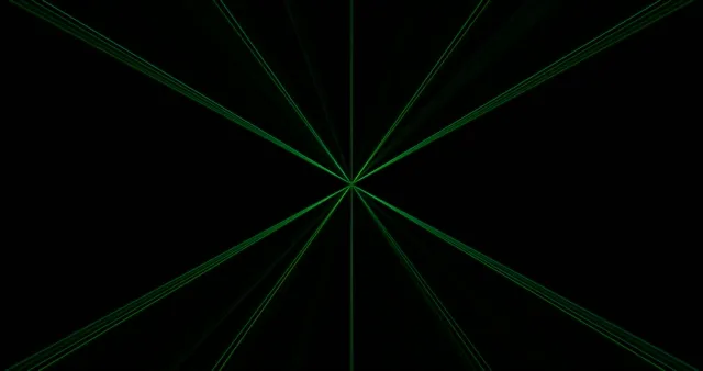 Neon Tunnel Screensaver 4K 60FPS Green Lines VJ Loop