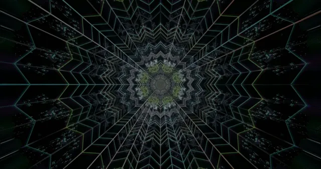 Neon Tunnel Screensaver 4K 60fps Windows 11 VJ Loop Motion Background