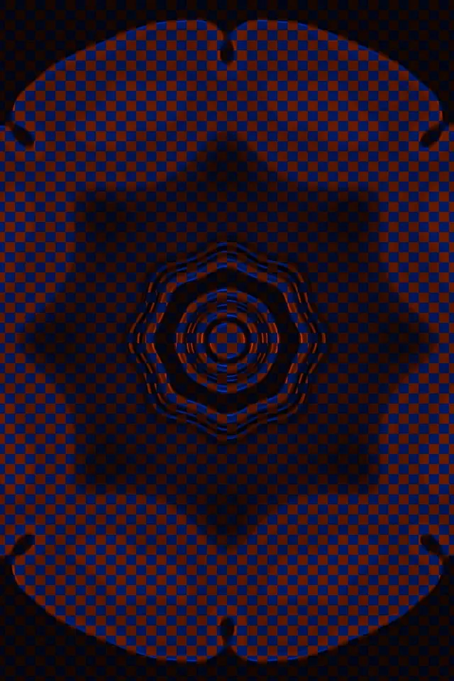 Neon Tunnel Kaleidoscope VJ Loop 2:3 Portrait 60fps Screensaver