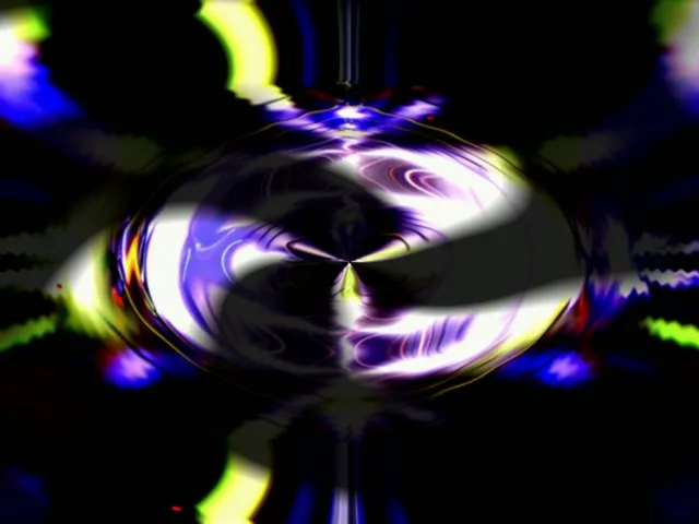 4:3 Classic Neon Tunnel VJ Loop 60fps Pulsating Diamond Vortex Screensaver