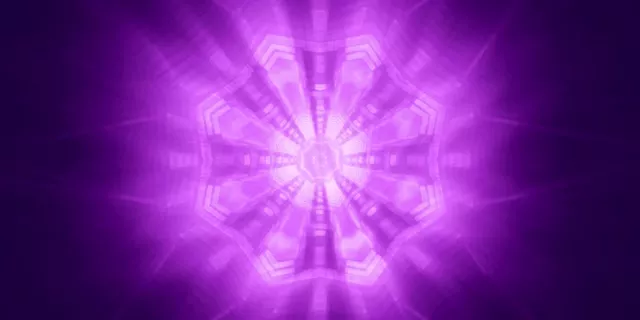 Purple Neon Tunnel Pulsating Mandala VJ Loop 2:1 60fps Screensaver