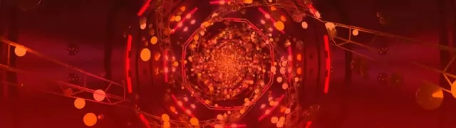 Red Pulsating Neon Tunnel Vortex 32:9 Ultrawide 60fps Screensaver Loop