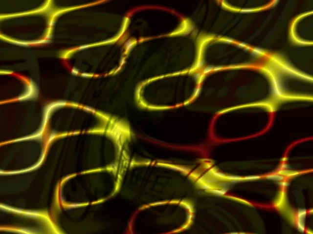 4:3 Classic 60fps Neon Tunnel Screensaver - Glowing Curved Tubes VJ Loop