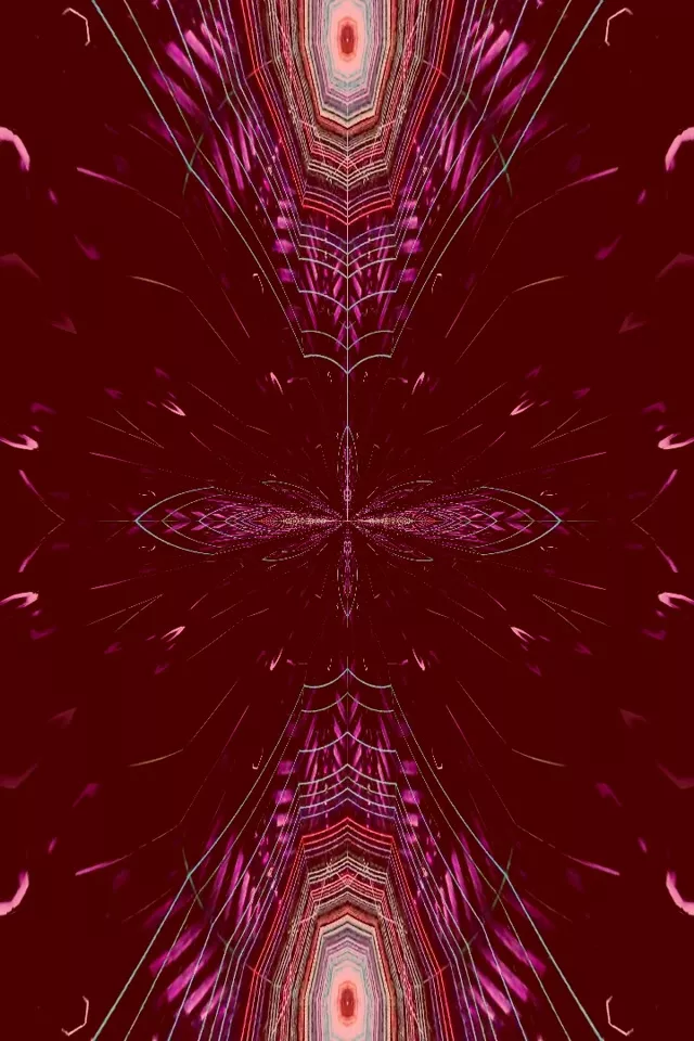 Pulsating Neon Tunnel | 9:16 Portrait | 60fps VJ Loop Screensaver
