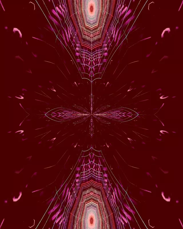 Pulsating Neon Tunnel | VJ Loop 4:5 Instagram 60fps Screensaver