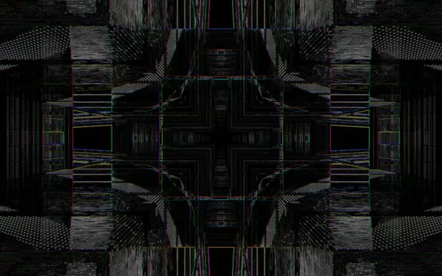 Neon Tunnel Kaleidoscope Mirror Vortex 16:10 Macbook 60fps VJ Loop Screensaver