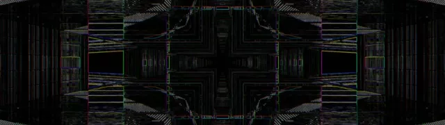 Neon Tunnel Mirrored Vortex VJ Loop 32:9 Ultrawide 60fps Screensaver