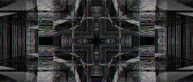 Neon Tunnel Kaleidoscope Mirror 21:9 Ultrawide 60fps VJ Loop Screensaver