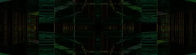 Neon Tunnel Symmetrical Grid Vortex 32:9 Ultrawide 60fps Screensaver VJ Loop