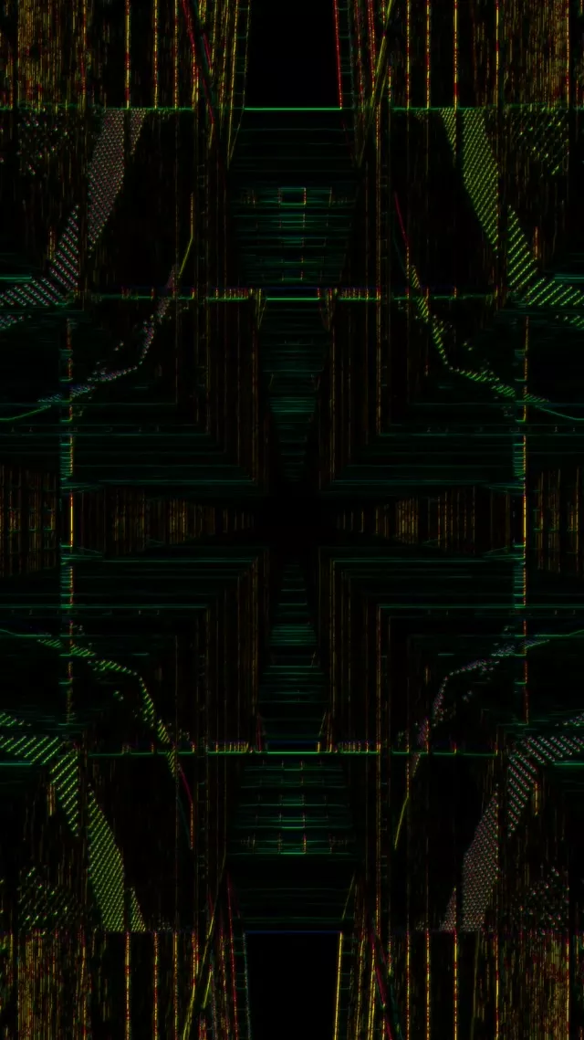 Neon Tunnel Kaleidoscope | 9:16 Reels | 60fps VJ Loop Screensaver