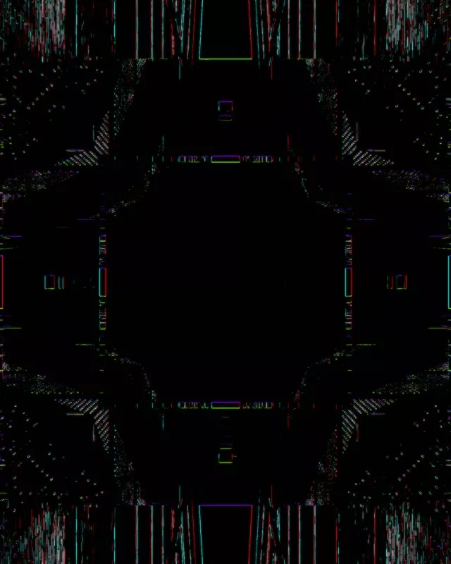 Neon Tunnel Kaleidoscope Grid 4:5 Instagram 60fps Screensaver VJ Loop