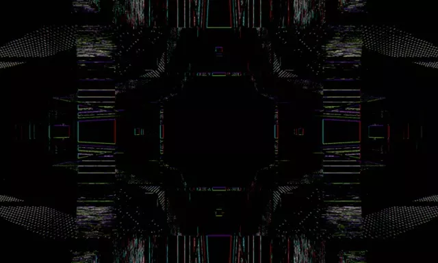 Neon Tunnel Kaleidoscope VJ Loop 5:3 Wide 60fps Screensaver