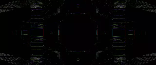 Neon Tunnel Symmetrical Grid Vortex | 2.39:1 Cinemascope 60fps Screensaver Loop