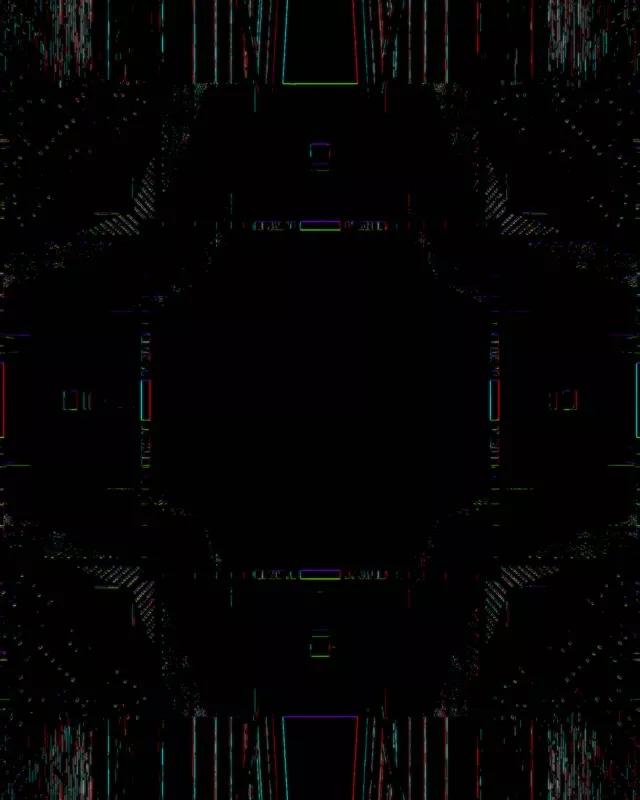Neon Tunnel Kaleidoscope Vortex | 4:5 Instagram 60fps Screensaver