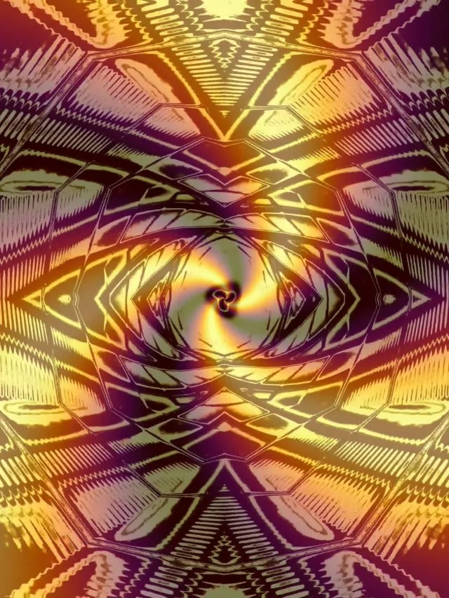 Hypnotic Neon Tunnel Spiral Vortex 3:4 iPad Portrait 60fps VJ Loop Screensaver