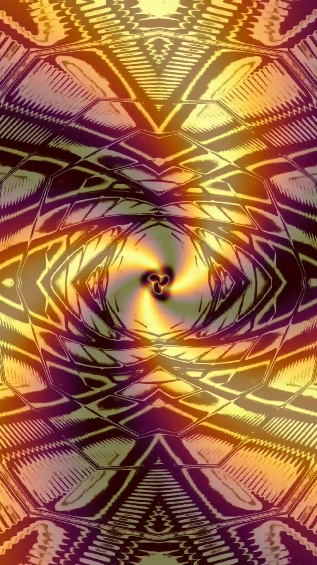 Neon Tunnel Pulsating Diamond Vortex 9:16 Reels 60fps VJ Loop Screensaver