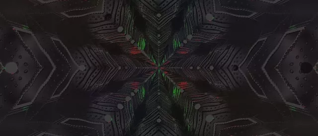 Neon Tunnel Kaleidoscope Vortex | 21:9 Ultrawide 60fps Screensaver Loop