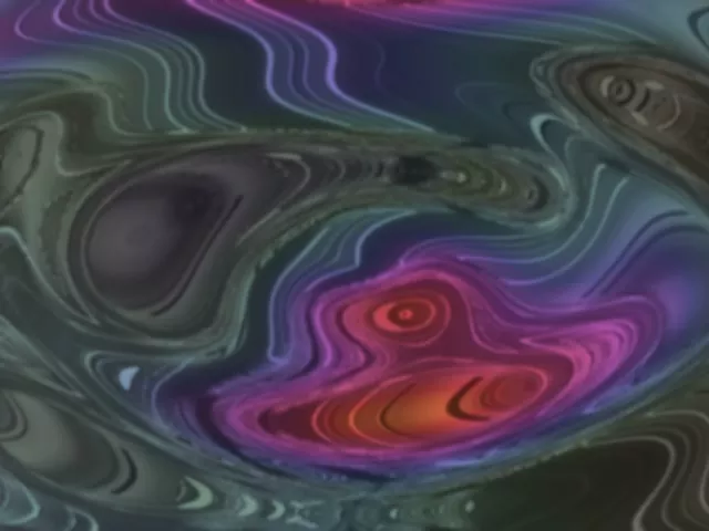 Neon Tunnel VJ Loop 4:3 Classic 60fps Screensaver Pulsating Swirl