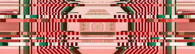 32:9 Ultrawide Neon Tunnel Checkerboard Vortex 60fps Screensaver Loop