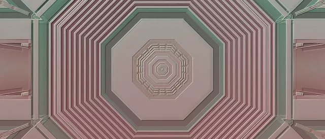 Neon Tunnel Octagon Vortex 21:9 Ultrawide 60fps Screensaver VJ Loop