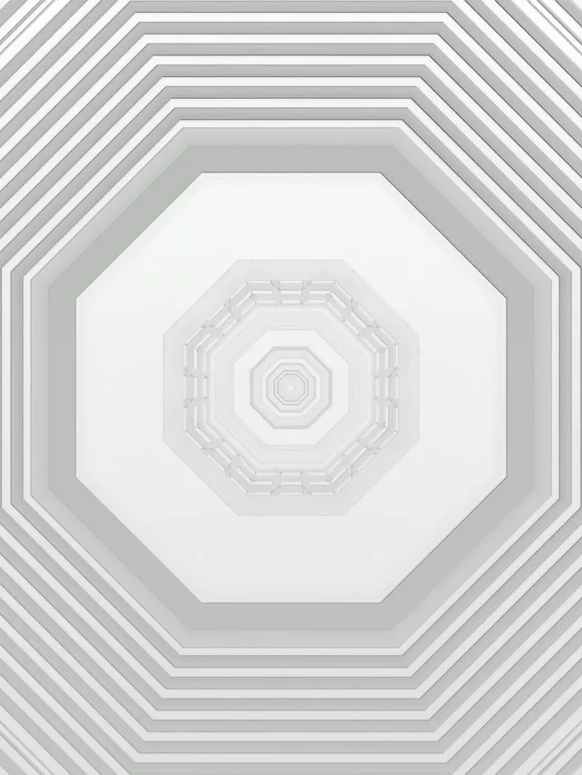 Octagonal Neon Tunnel 3:4 iPad Portrait 60fps Screensaver VJ Loop