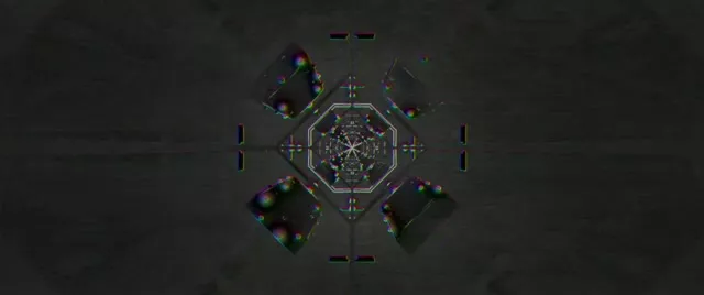 Neon Tunnel Pulsating Octagon Grid VJ Loop 2.39:1 Cinemascope 60fps Screensaver