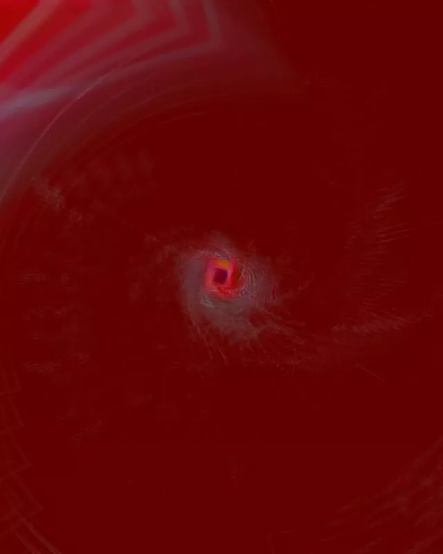 Red Spiral Neon Tunnel VJ Loop 4:5 Instagram 60fps Screensaver