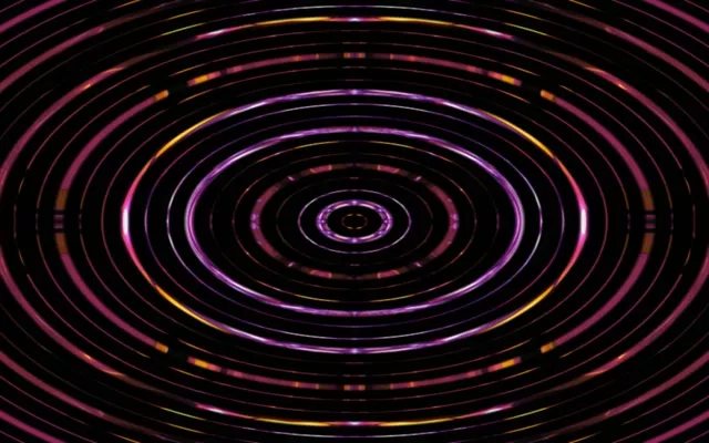 Neon Tunnel Spiraling Vortex VJ Loop 16:10 Macbook 60fps Screensaver