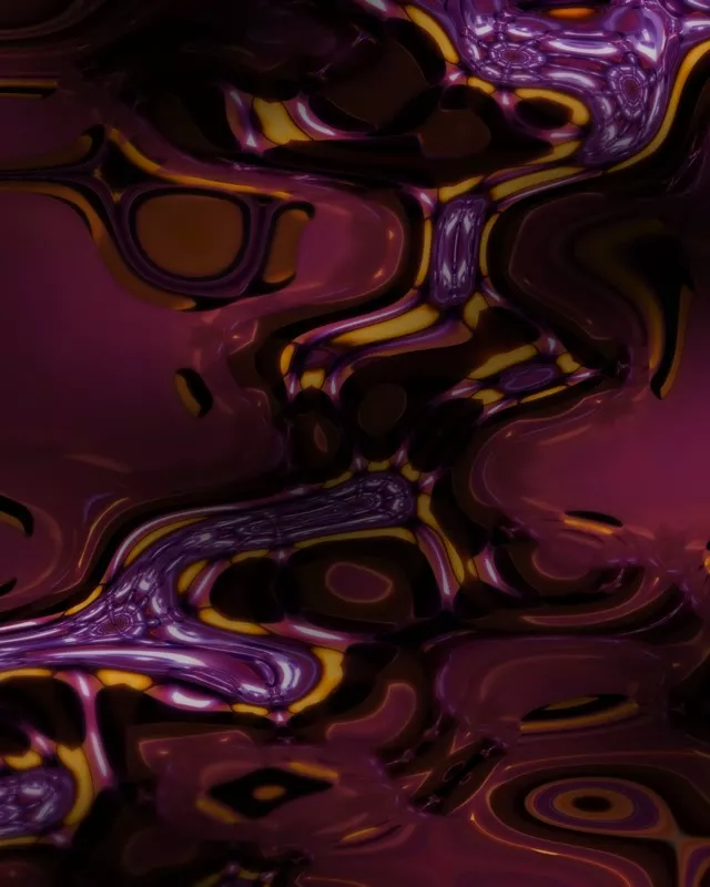 VJ Loop Neon Tunnel | Purple Gold Swirl Screensaver 60fps 4:5 Instagram