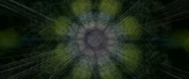 Neon Tunnel Kaleidoscope Vortex - 2.39:1 Screensaver 60fps