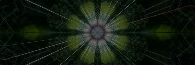 Neon Tunnel Radiant Starburst VJ Loop 3:1 Ultrawide 60fps Screensaver