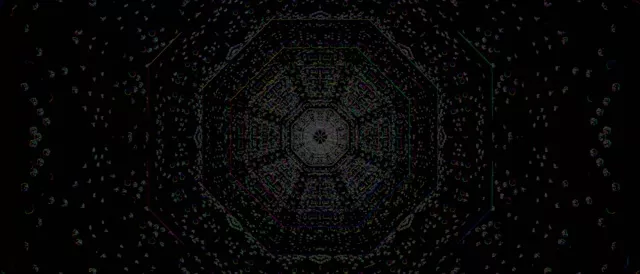 Neon Tunnel Hexagon Grid VJ Loop 21:9 Ultrawide 60fps Screensaver