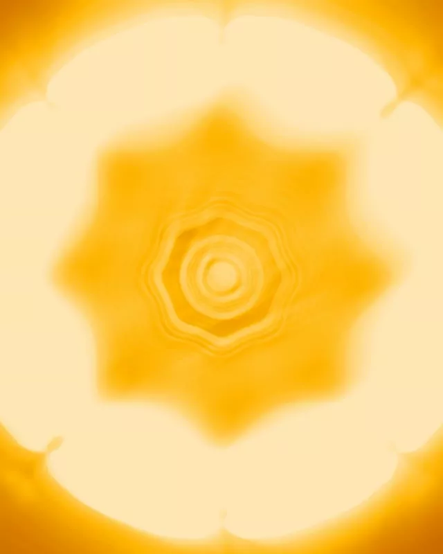 Golden Concentric Neon Tunnel VJ Loop 4:5 Instagram 60fps Screensaver