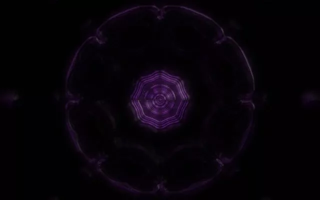 Neon Tunnel Pulsating Hexagon VJ Loop 60fps 16:10 Screensaver