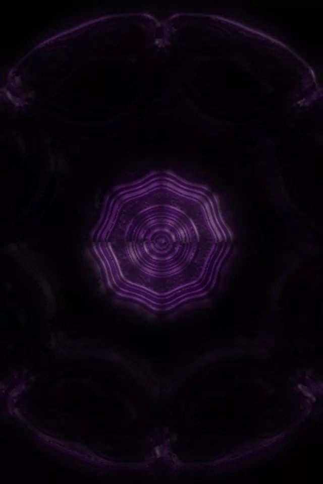 Purple Pulsating Hexagon Neon Tunnel VJ Loop 2:3 60fps Screensaver
