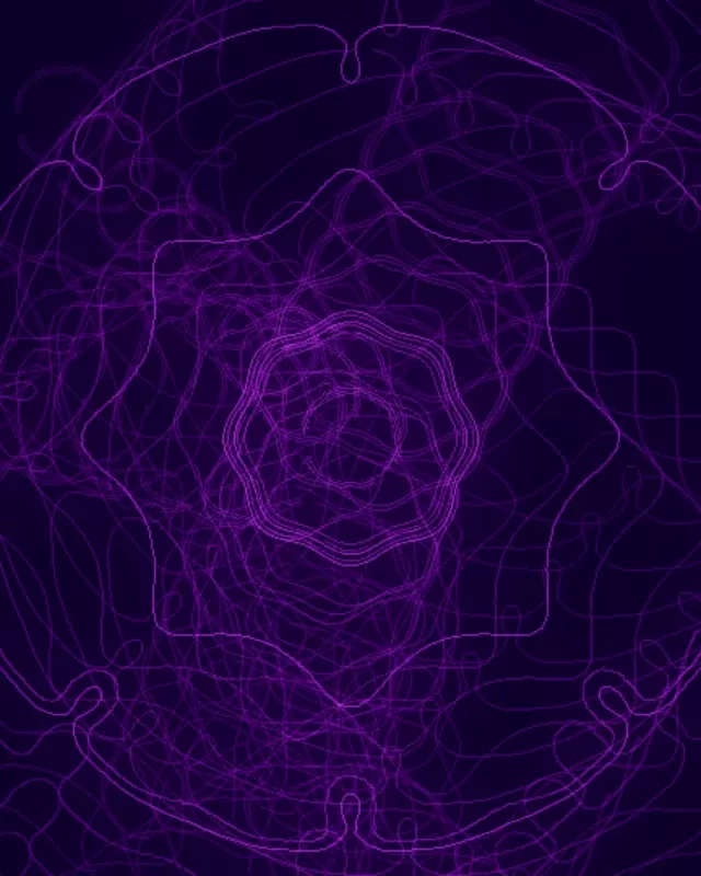 Purple Spiral Neon Tunnel VJ Loop 4:5 Instagram 60fps Screensaver