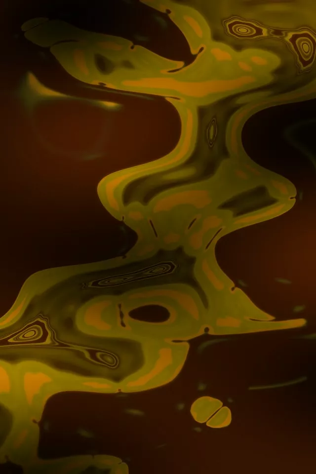 Neon Tunnel Yellow Morphing Vortex 2:3 Portrait 60fps Screensaver Loop