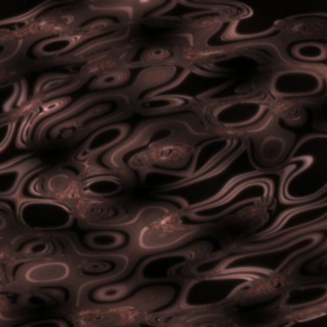Brown Liquid Neon Tunnel VJ Loop 1:1 Square 60fps Screensaver Animation