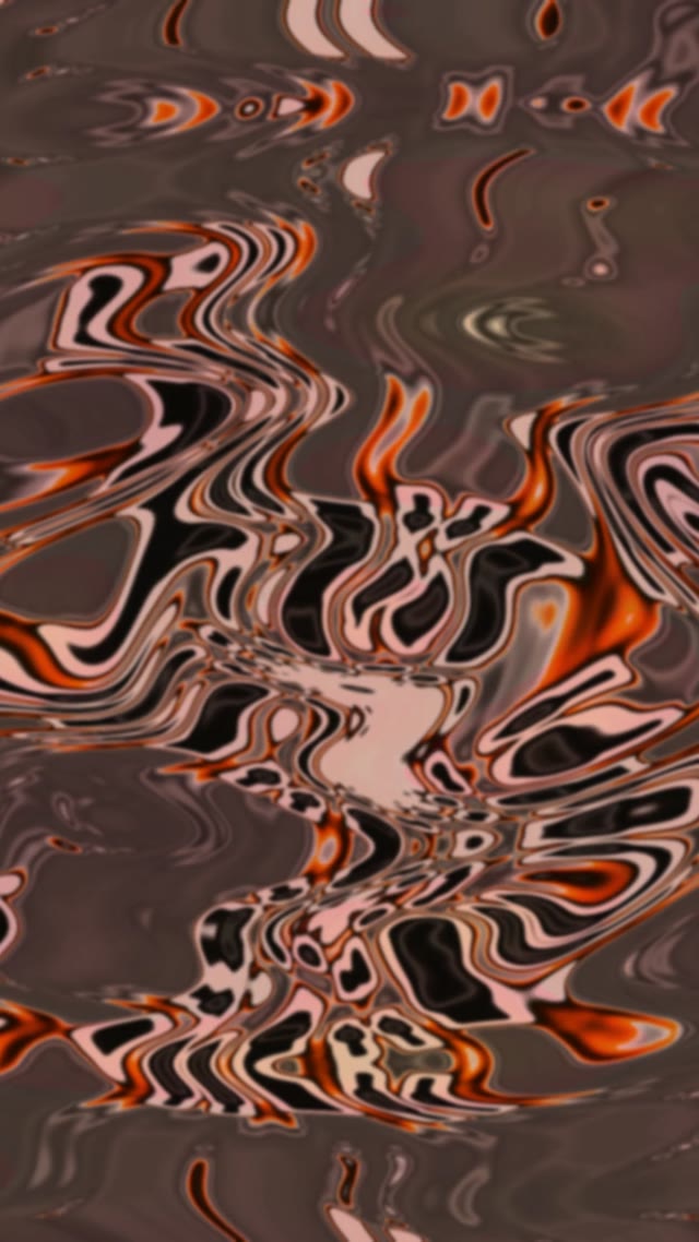 Abstract Orange Black Neon Tunnel 9:16 Reels 60fps VJ Loop Screensaver