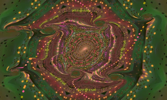 Neon Tunnel VJ Loop 5:3 Wide 60fps Screensaver - Psychedelic Spiral Motion Background